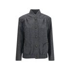 Blazé Milano Gray Wool Oves Aries Shell Jacket