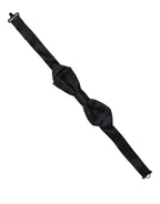 Dolce & Gabbana Men Black 100% Silk Adjustable Neck Papillon Bow Tie