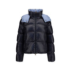 Moncler Blue Goose Down Full-Length Jacket