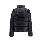 Moncler Blue Goose Down Full-Length Jacket