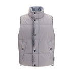 Stone Island Gray Goose Down Full-Length Jacket