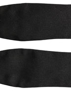 Dolce & Gabbana Men Black 100% Silk Adjustable Neck Papillon Bow Tie