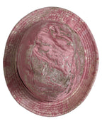 Dolce & Gabbana Pink Metallic Jacquard Pattern Bucket Capello Hat