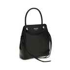 Prada Black Calf Leather Bos Taurus Shoulder Bag