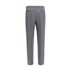 Brioni Gray Wool Oves Aries Casual Pants