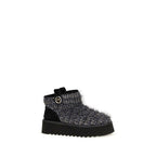 PINKO Black Fabric Ankle Boots