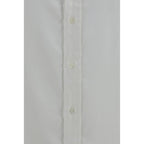 Brunello Cucinelli White Cotton Dress Shirt