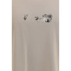 Off-White Beige Cotton Sportswear