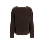 Allude Brown Cashmere Sweater