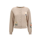 Max Mara Beige Cotton Cardigan