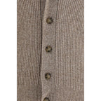 Brooksfield Beige Wool Oves Aries Cardigan