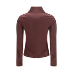 Courrèges Bordeaux Polyester Sweatshirt