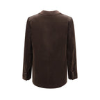 Lardini Brown Cotton Blazer