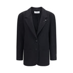 Lardini Black Cashmere Blazer