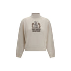 Brunello Cucinelli White Cashmere Sweater