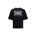 Palm Angels Black Cotton T-Shirt