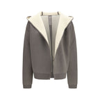 Rick Owens Gray Wool Oves Aries Hoodie