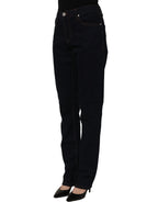 Versace Jeans Couture Blue High Waist Skinny Denim Trouser Jeans