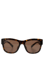 Dolce & Gabbana DG4390F Brown Acetate Frame Polarized Lenses Sunglasses