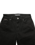 Dolce & Gabbana Black Cotton Stretch Skinny Denim Jeans