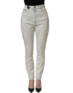 Dolce & Gabbana Light Blue Cotton Stretch Skinny Denim Jeans