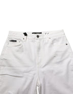 Dolce & Gabbana White Cotton Stretch Skinny Denim Jeans