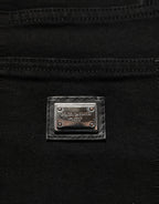 Dolce & Gabbana Black Cotton Stretch Skinny Denim Jeans