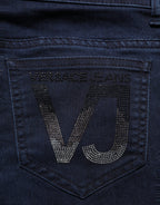 Versace Jeans Couture Blue High Waist Skinny Denim Trouser Jeans