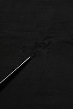 Dolce & Gabbana Black Cotton HighWaist Cropped Leggings Pants