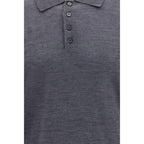 Golden Goose Gray Wool Oves Aries Dress Shirt
