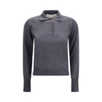 Golden Goose Gray Wool Oves Aries Shirt