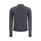 Golden Goose Gray Wool Oves Aries Shirt
