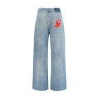 Golden Goose Blue Cotton Boyfriend Jeans
