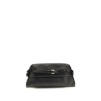 Moschino Black Goatskin Shoulder Bag