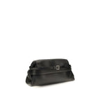 Moschino Black Goatskin Shoulder Bag