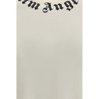 Palm Angels Beige Cotton T-Shirt