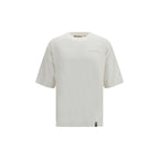 Palm Angels White Cotton T-Shirt
