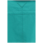 Prada Blue Nylon Coat