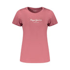 Pepe Jeans Pink Cotton Women's T-Shirt