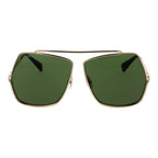 Max Mara Gold Metal Sunglasses