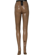 Dolce & Gabbana Black Fishnet Nylon Tights Stocking Pantyhose Socks