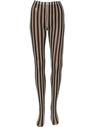 Dolce & Gabbana Black White Stripes Tights Stocking Pantyhose Socks
