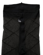 Dolce & Gabbana Black Nylon Sheer Tights Stocking Pantyhose Socks