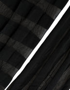 Dolce & Gabbana Black Nylon Stripes Tights Stockings Pantyhose Socks