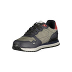 Gas Blue Polyester Men Sneaker