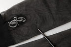 Dolce & Gabbana Black Nylon Mesh Sheer Calf Long Accessory Socks