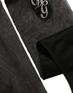 Dolce & Gabbana Black Nylon Mesh Sheer Calf Long Accessory Socks