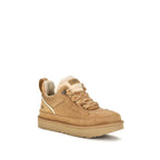 UGG Beige Calf Leather Bos Taurus Chunky Sneakers