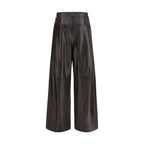 P.A.R.O.S.H. Brown Leather Pants