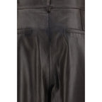P.A.R.O.S.H. Brown Leather Pants